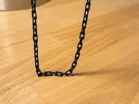 Collier chaîne imprimé d'une pièce — photo 1