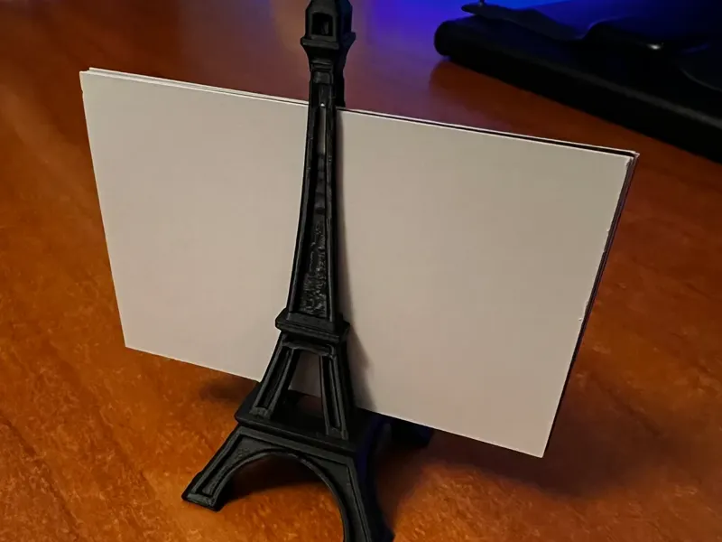 Eiffel Tower Card Holder