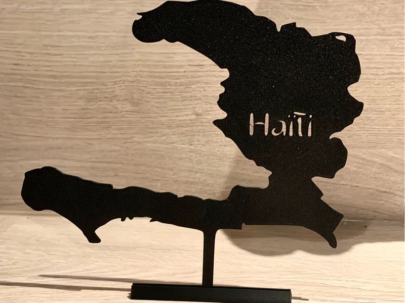 Décoration Carte d’Haïti