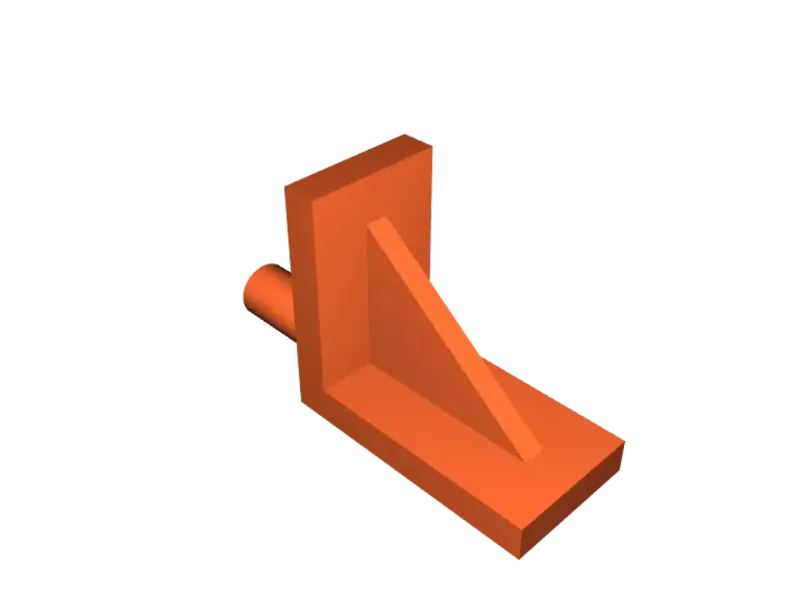 peg under the shelf