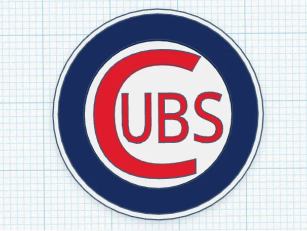 Chicago Cubs Keychain