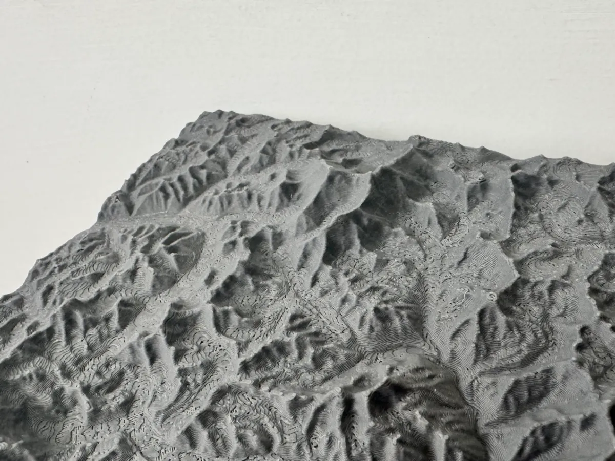 Relief des montagnes de l'Himalaya
