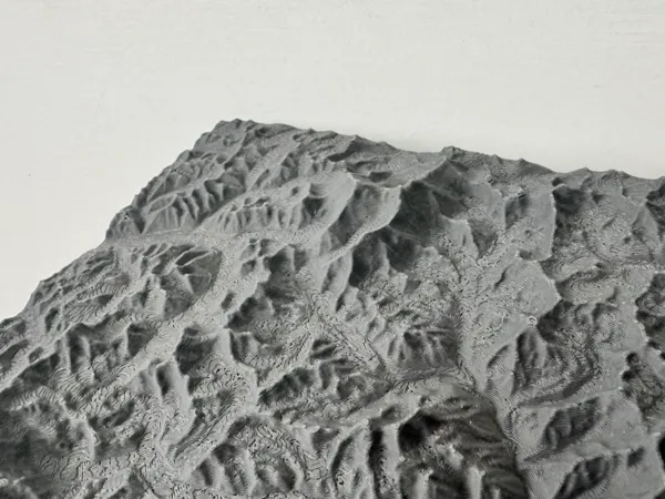 Relief des montagnes de l'Himalaya