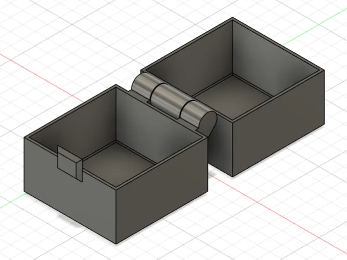 Hinge cube box