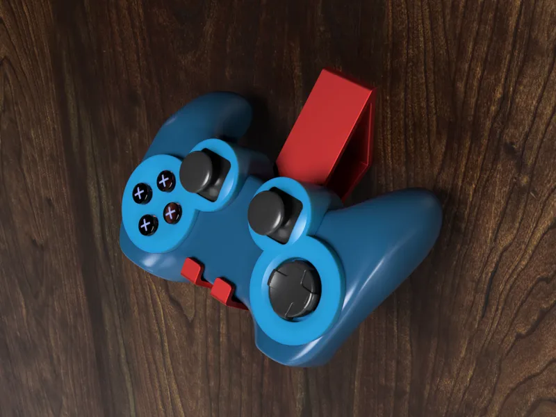 Gamepad controller desk wall holder