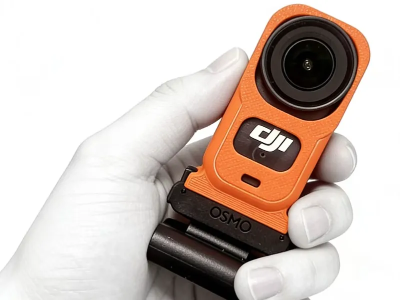 大疆 osmo nano 适配原厂帽夹 增加竖拍功能，横拍充电都适配