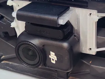 Unshakeable - DJI OSMO Nano Magnetic Hat Clip Mounting Backplate