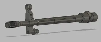 Airsoft MK46 outer barrel