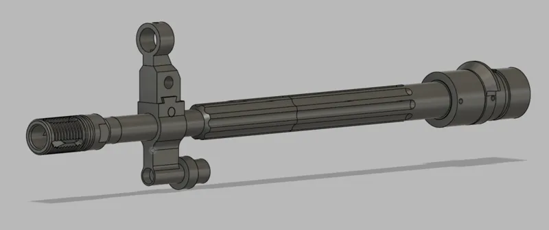 Airsoft MK46 outer barrel