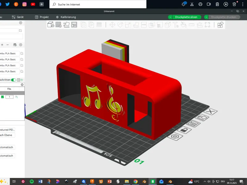 Autonome Handy Soundbox mit Tonverteiler