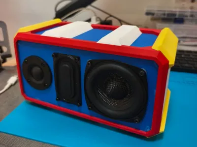 Desktop Bluetooth speaker + outdoor speaker + radio, good sound quality, super powerful, with detailed tutorial