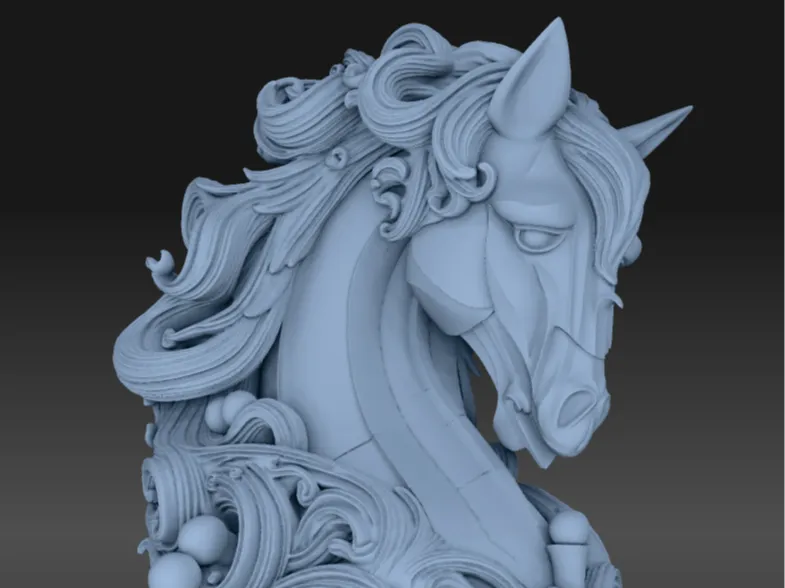Horse Knight Statue