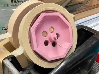 Tape Dispenser Wheel 3.0 Inch Diameter