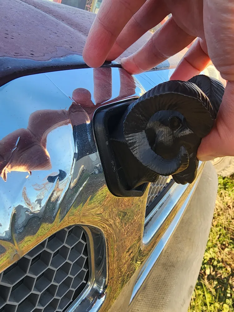 2nd Gen Ram Grille and Hood ornament - Free 3D Print Model - MakerWorld