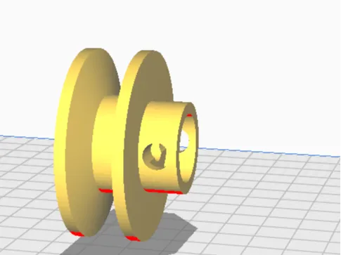1 inch pully with 8mm shaft