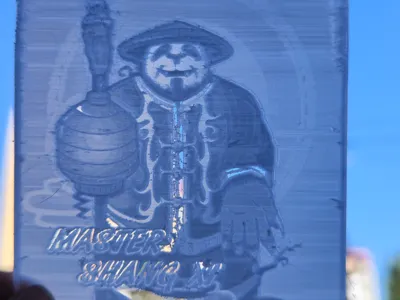 World of Warcraft Lithophane - Pandaren Master Shang Xi