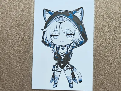 Honkai: Star Rail Seffir Multicolored Print