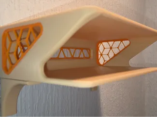 Wall shelf with decor - no AMS needed.
