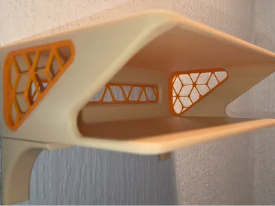 Wall shelf with decor - no AMS needed.