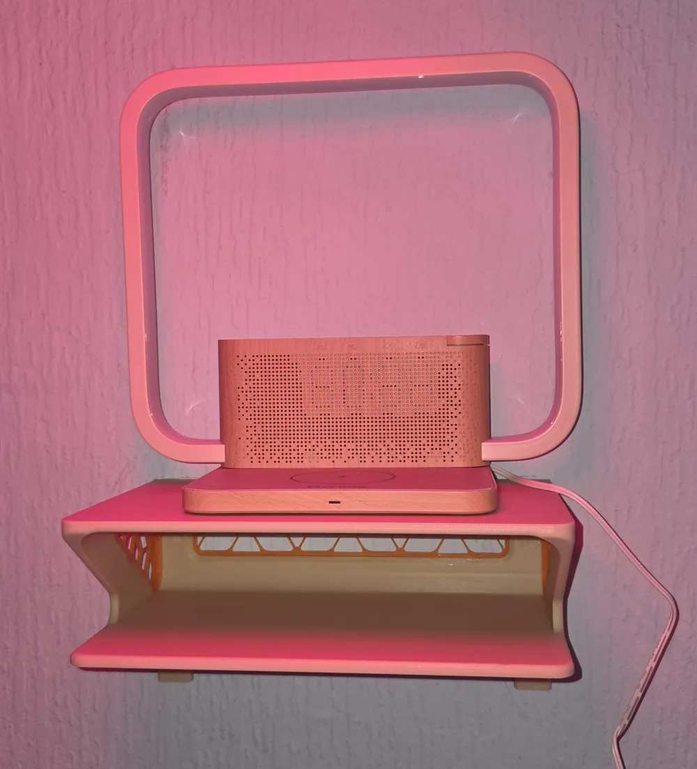 Wall shelf with decor - no AMS needed. - Free 3D Print Model - MakerWorld