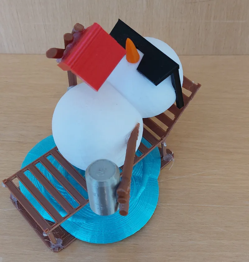 Beach Snowman