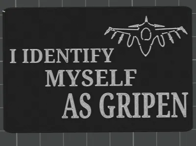 I identify myself as GRIPEN sign