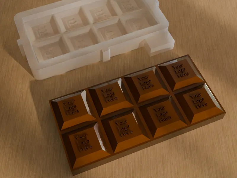 Chocolate Bar Silicone Mold 