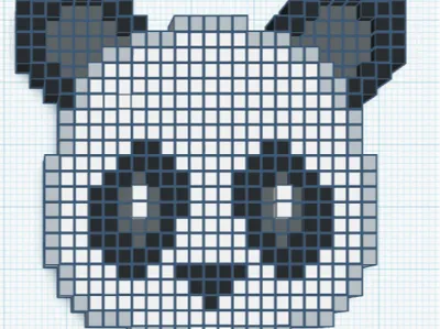 Panda keyring