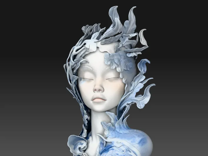 Girl Sculpture 