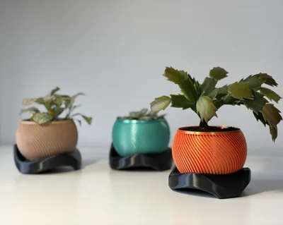 Wavy flowerpots