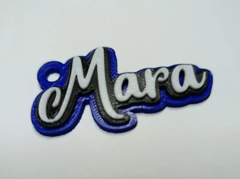Portachiavi personalizzato Mara multicolore 