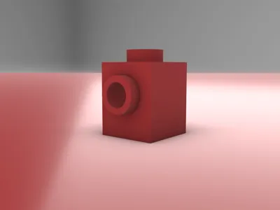 Brick 1X1 with 1 Knob on one Side