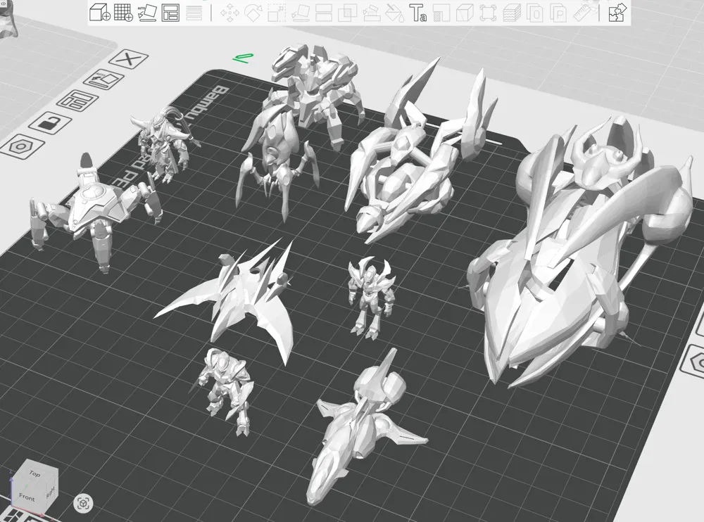 StarCraft 2 Unit Collection | SC2 Three Races Units - Free 3D Print ...