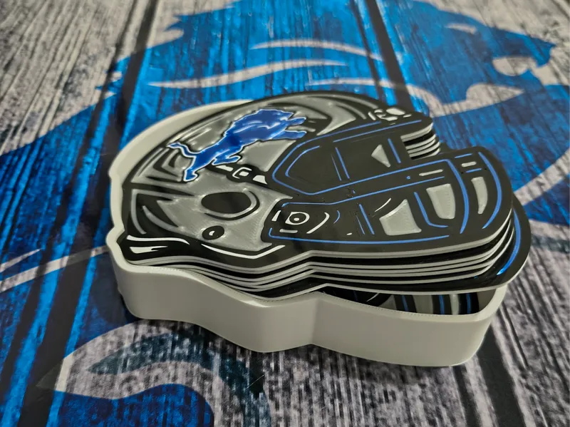 Detroit Lions Coasters and Coaster Case