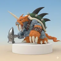 Figurine Zudomon — Digimon — photo 1