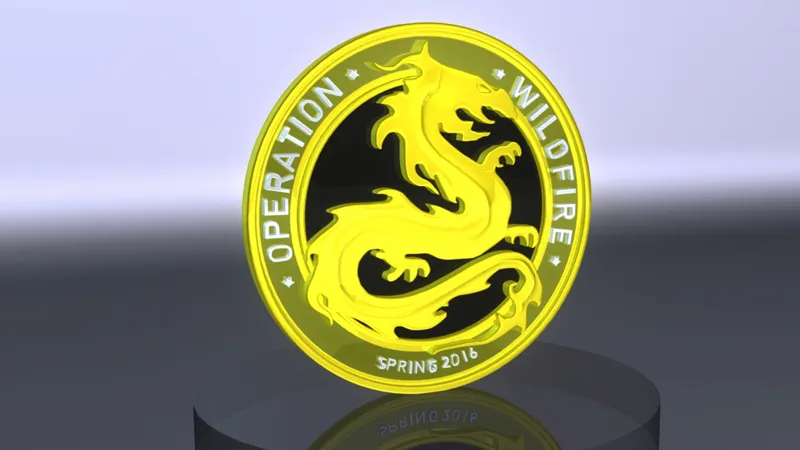 CS:GO Wildfire coin