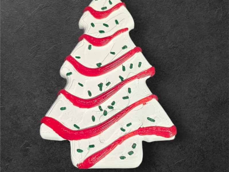 Christmas Tree Cake Ornament
