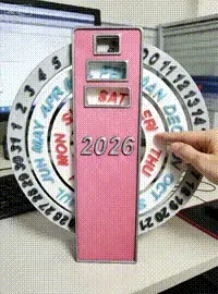 2026年旋转日历