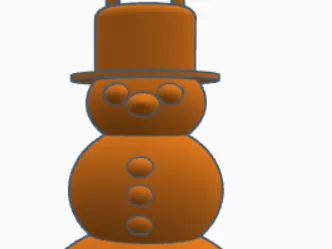 snowman earrings/pendant
