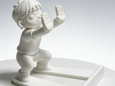 Doll phone stand