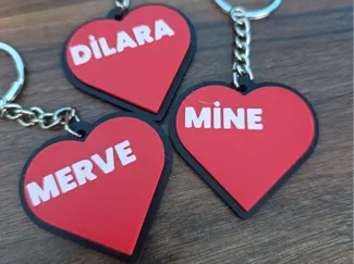 Hearth Keychain - Kalpli Anahtarlık