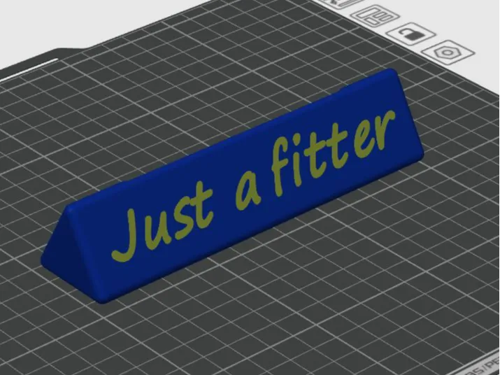Desk name block with business car holder