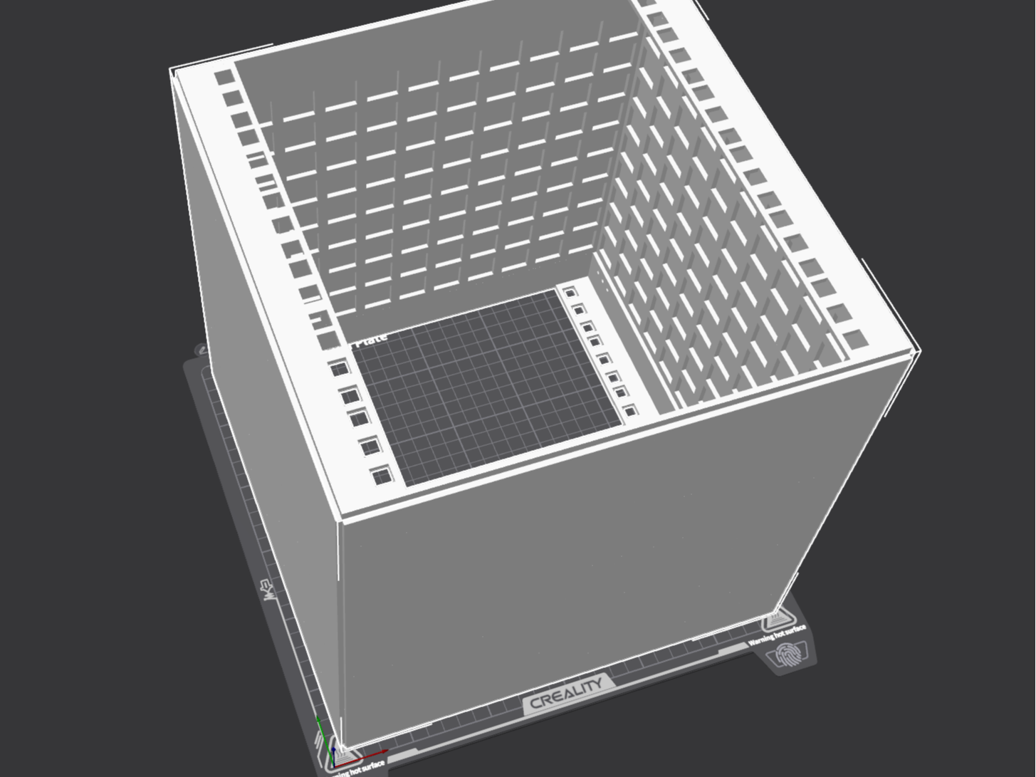 10英寸机架6U280机架3D（需要300mm打印尺寸）