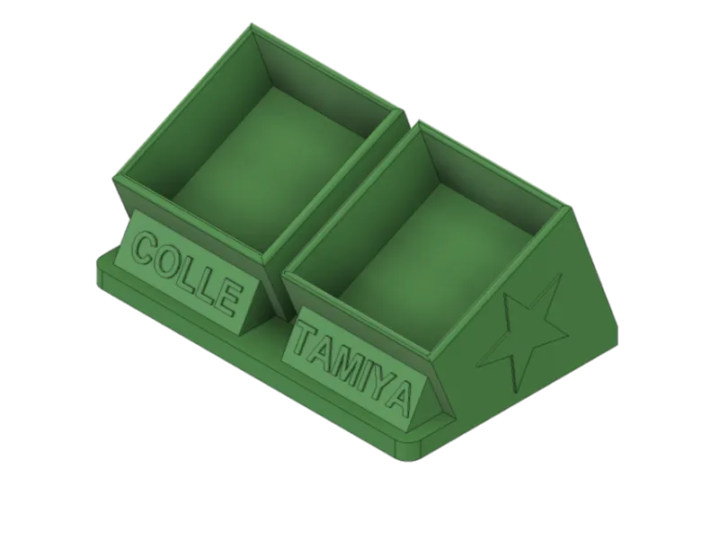 Support 2 colles incliné