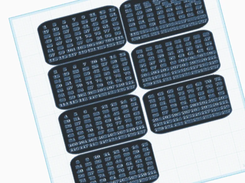 Magic  Number Cards 127 numbers