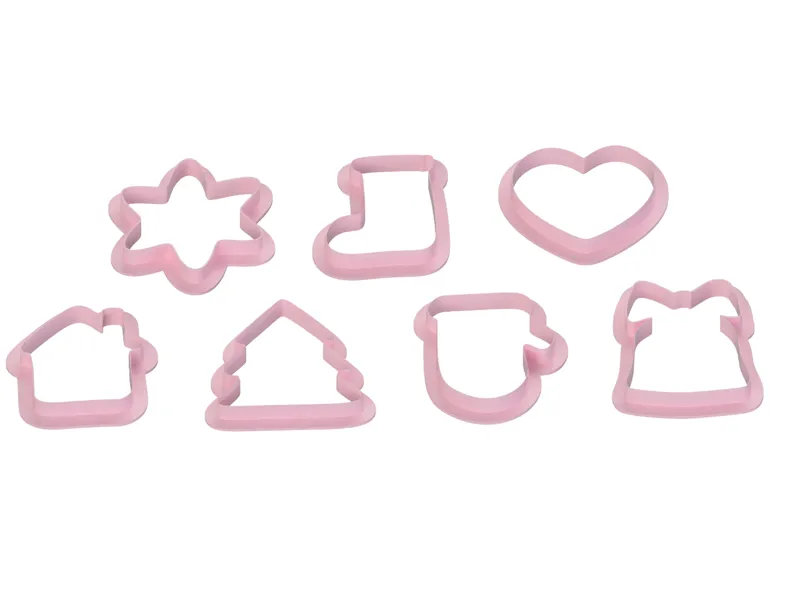 Christmas Cookie Cutter Pack 7 Shapes 60/80/100mm