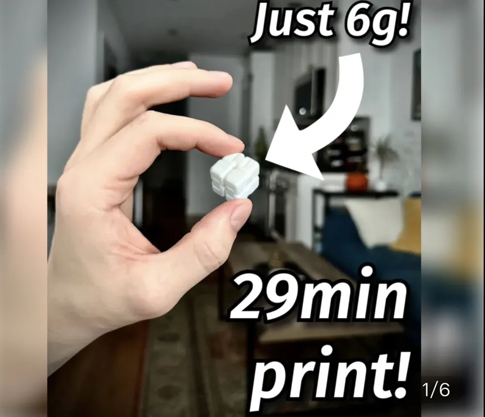 Mini infinity cube by 3D printZ MakerWorld: Download Free 3D Models