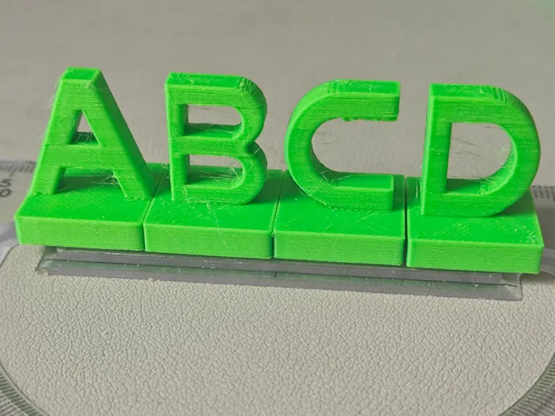 ABCD字母立牌模型桌游用