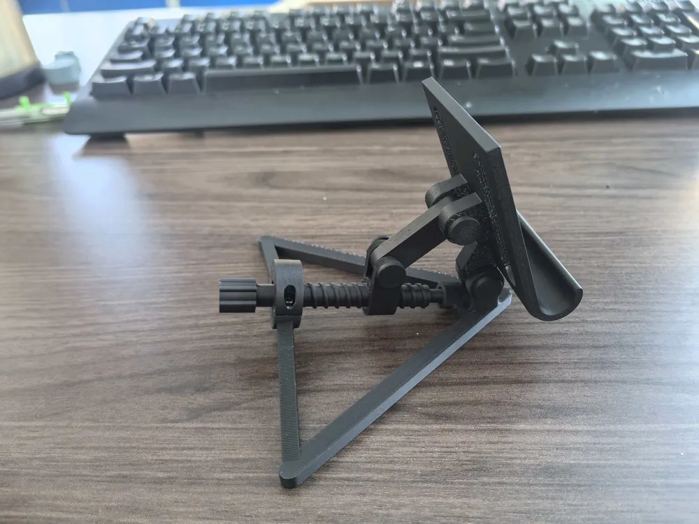 Adjustable Angle Phone Stand - Free 3D Print Model - MakerWorld