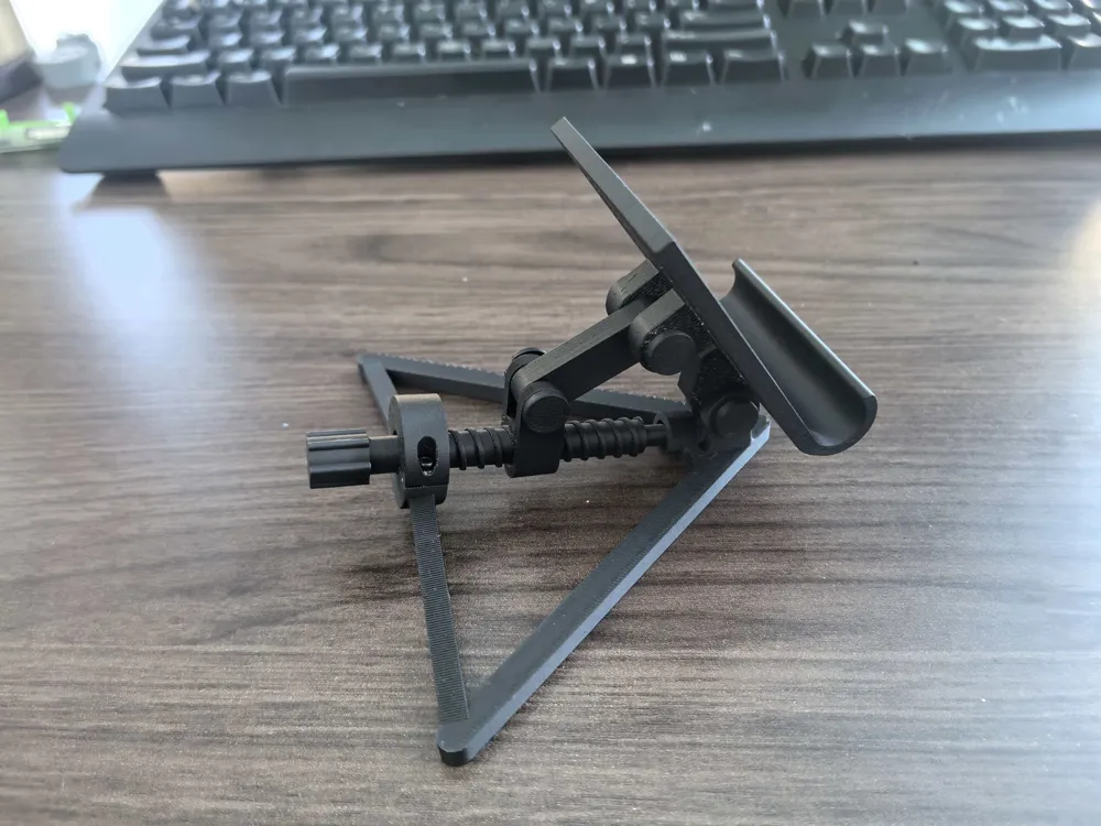 Adjustable Angle Phone Stand - Free 3D Print Model - MakerWorld